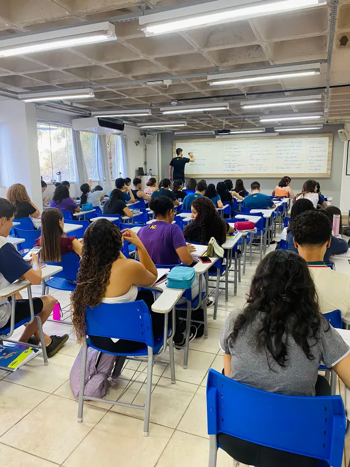 Alunos em aula no ACELERA